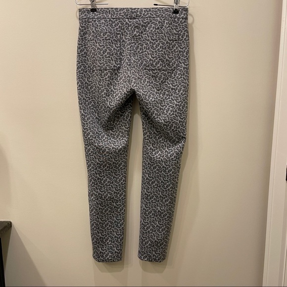 Calvin Klein Gray Leopard Print Pants - Picture 4 of 8